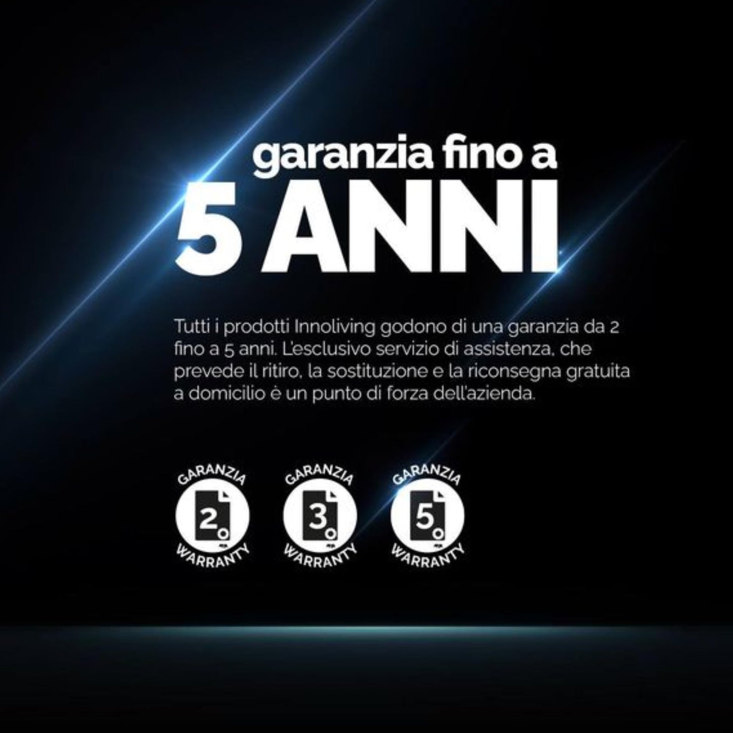 Innoliving Ventilatore a Torretta 3 Velocità INN-504 con Timer 120 Minuti, Ventilatore a Colonna con Oscillazione Automatica 90°, Potenza 45W, Altezza 78cm, Ventilatore a Torre Efficiente e Silenzioso