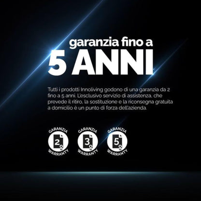 Innoliving Ventilatore a Torretta 3 Velocità INN-504 con Timer 120 Minuti, Ventilatore a Colonna con Oscillazione Automatica 90°, Potenza 45W, Altezza 78cm, Ventilatore a Torre Efficiente e Silenzioso
